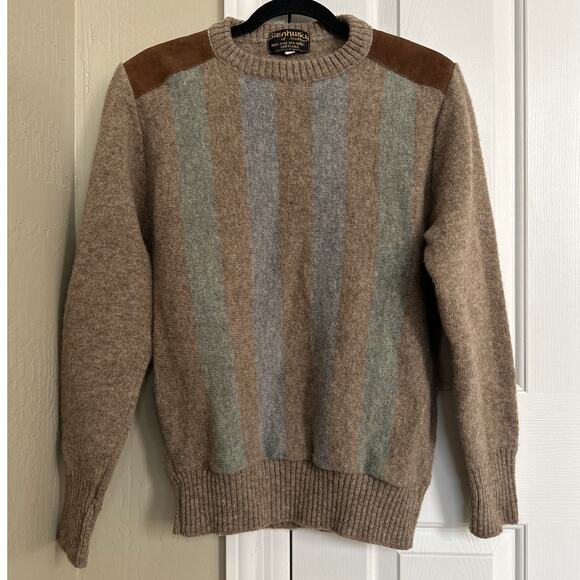 Glenhusky of Scotland 100% Pure New Wool Sweater Large - Picture 1 of 6